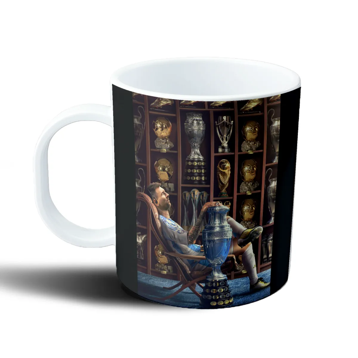 Taza de Plástico Lionel Messi Descanso de Campeón - vista 2