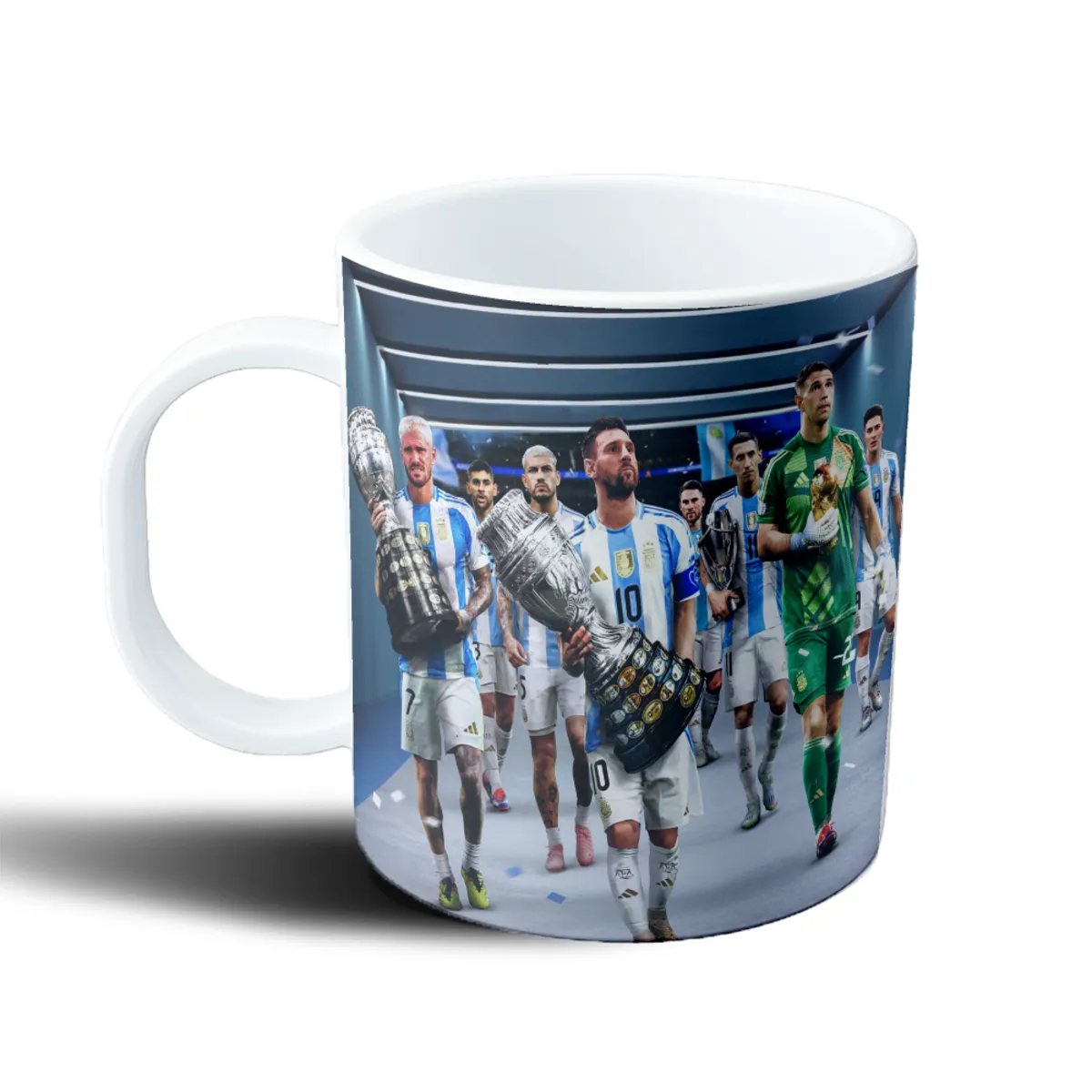 Taza de Plástico Selección Argentina Messi Campeones - vista 2