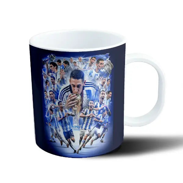 Taza de Plástico Selección Argentina Campeón del Mundo Collage