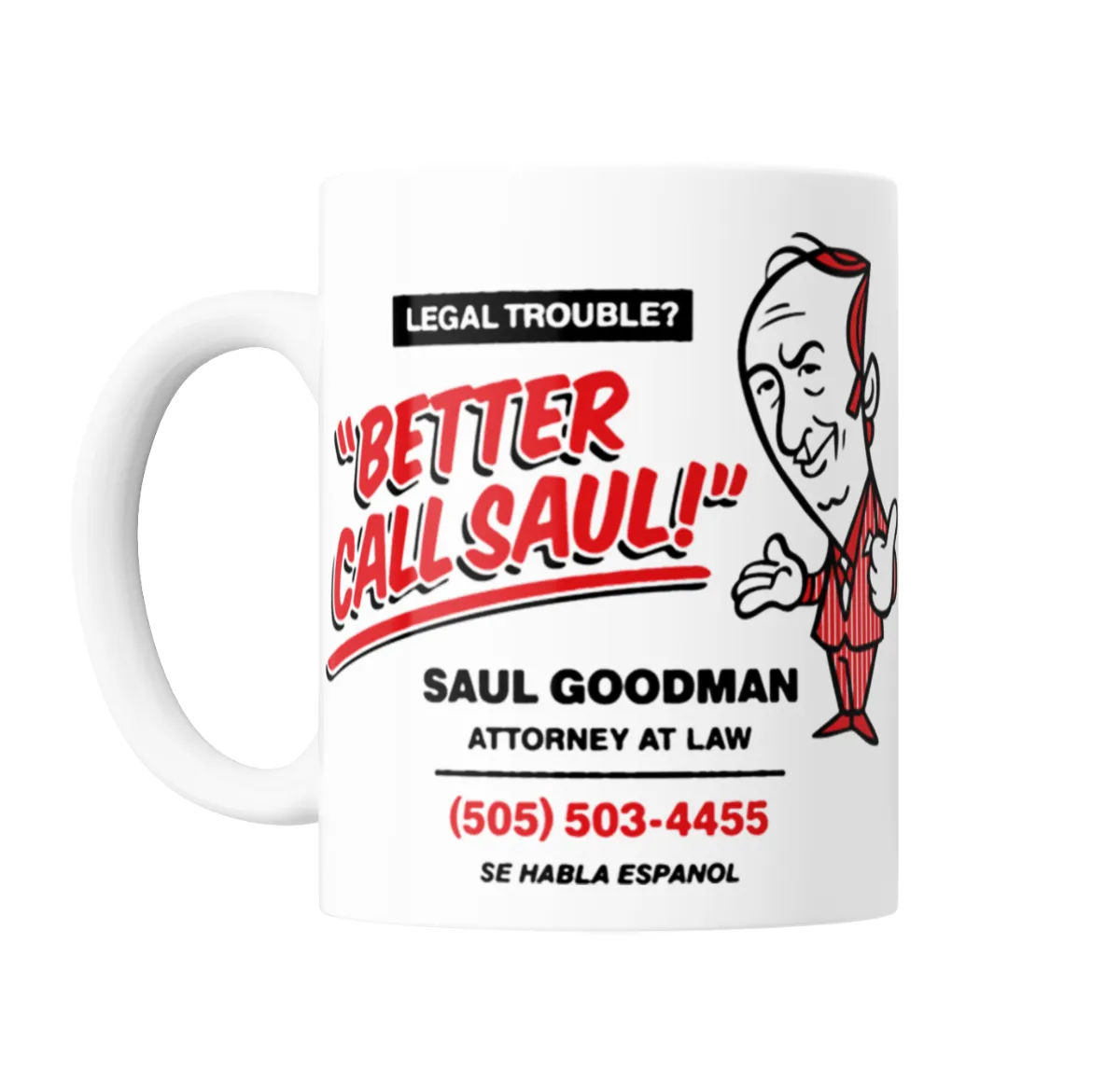 Taza de Cerámica Breaking Bad Better Call Saul Saul Goodman - vista 2