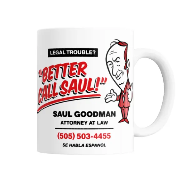 Taza de Cerámica Breaking Bad Better Call Saul Saul Goodman