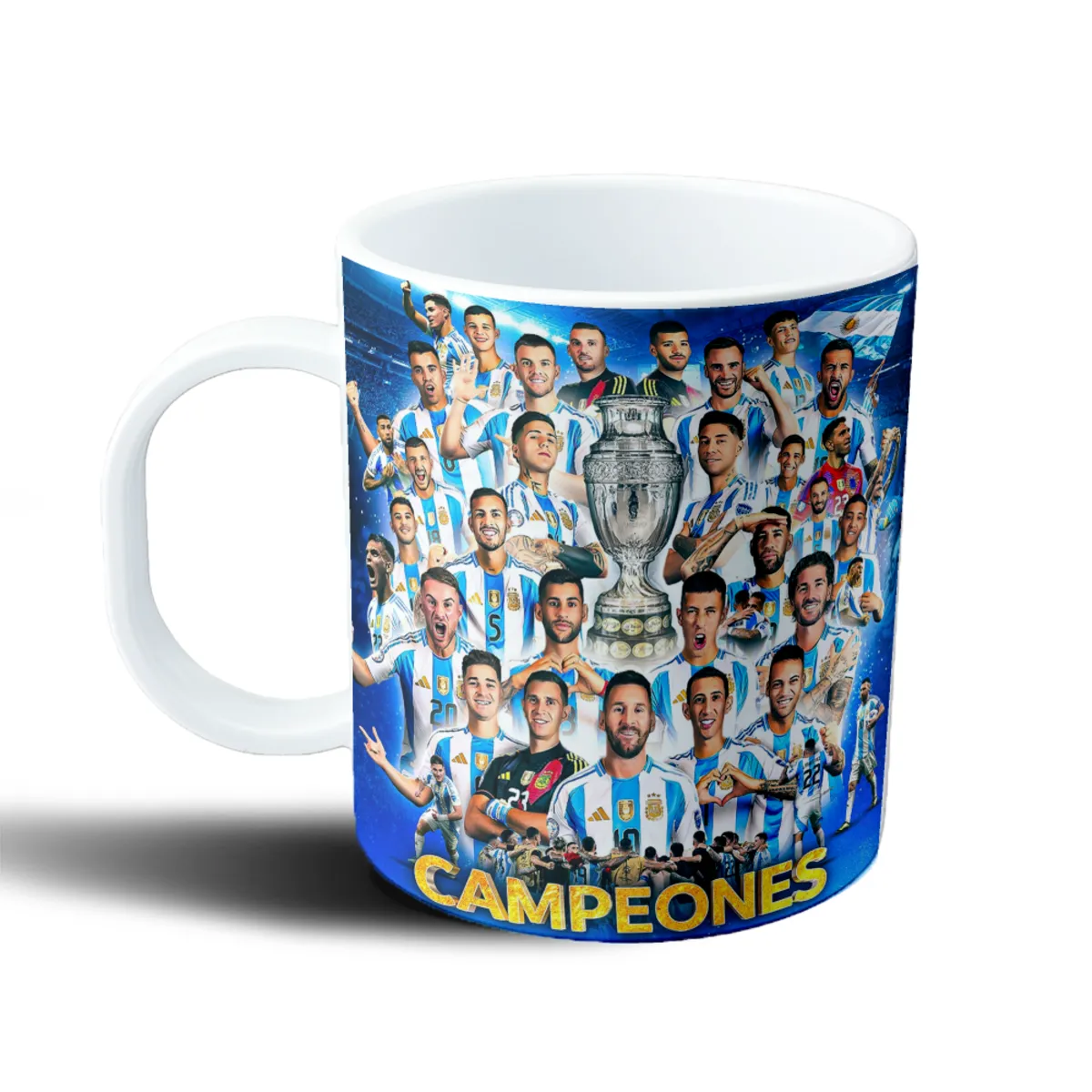 Taza de Plástico Selección Argentina Campeones Copa América - vista 2