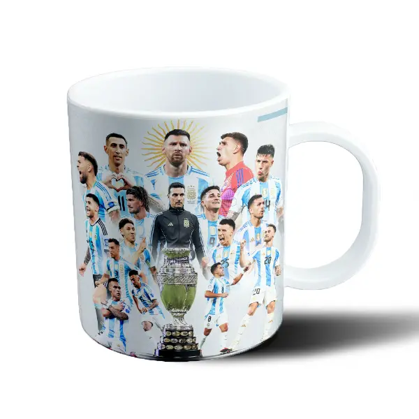 Taza de Plástico Selección Argentina Copa América Plantel