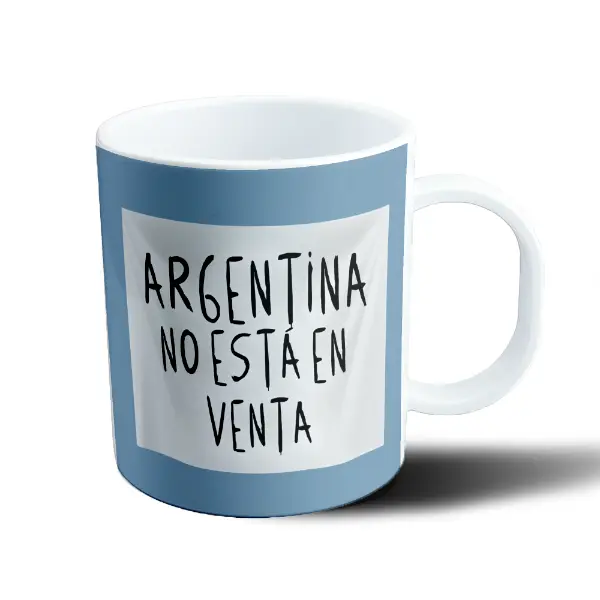 Taza de Plástico Argentina No Está en Venta