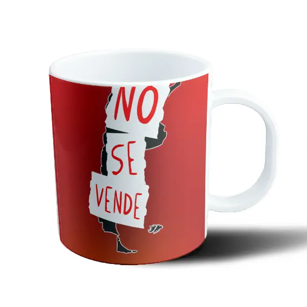 Taza de Plástico Argentina No Se Vende