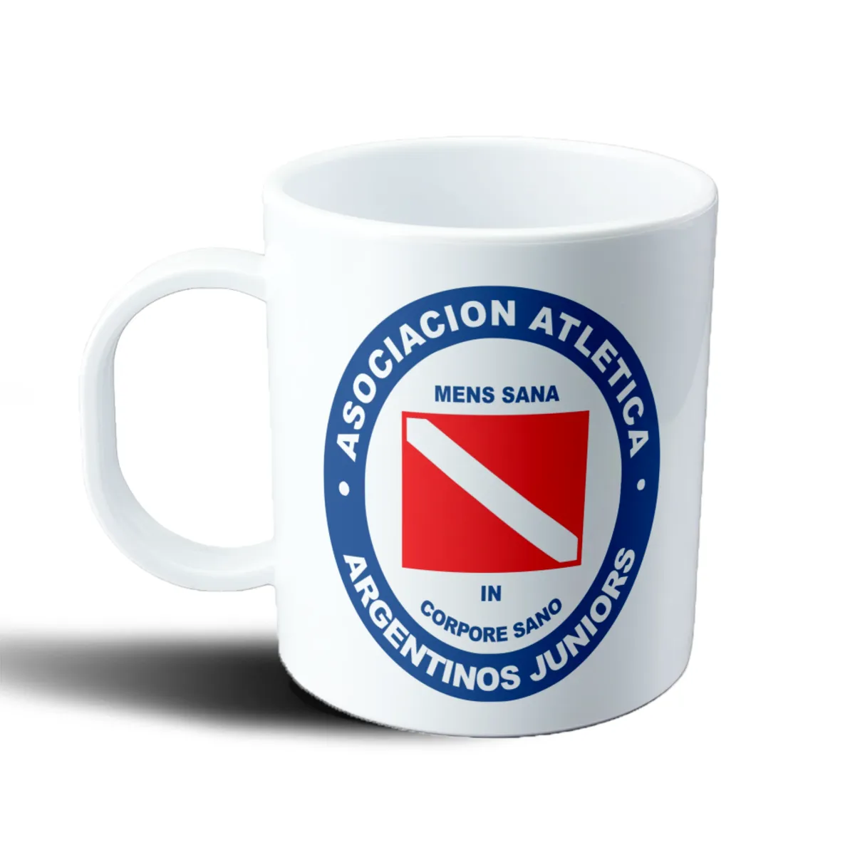 Taza de Plástico Argentinos Juniors Escudo Mens Sana in Corpore Sano - vista 2