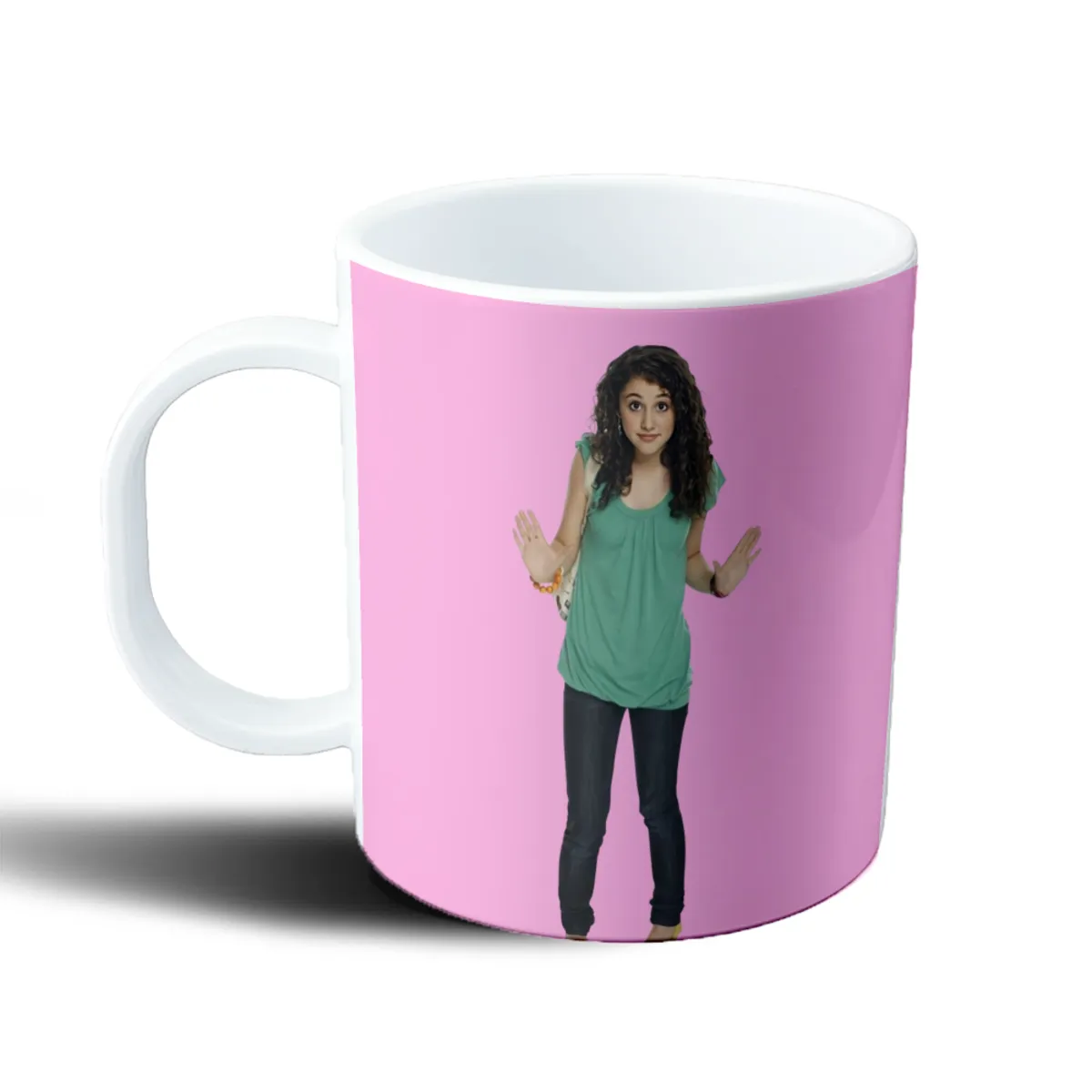 Taza de Plástico Ariana Grande Pose Manos Arriba - vista 2
