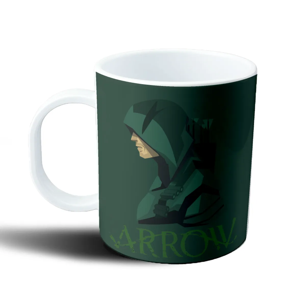 Taza de Plástico Arrow Green Arrow Silueta - vista 2