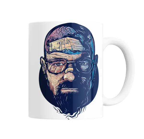 Taza de Cerámica Breaking Bad Walter White Casa Rodante