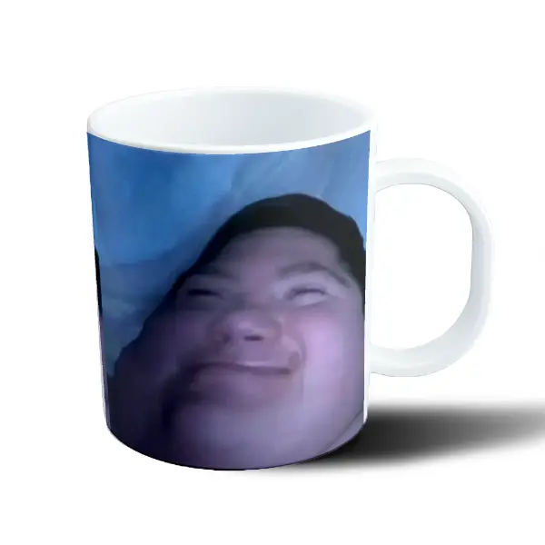Taza de Plástico Augusto Alonso Meme Cara Torcida