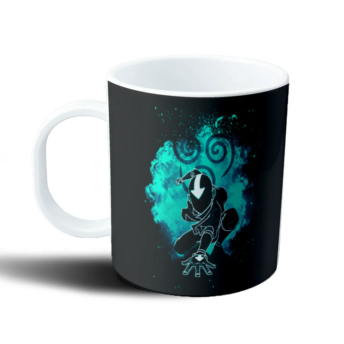 Taza de Plástico Avatar Aang Símbolo del Aire - vista 2