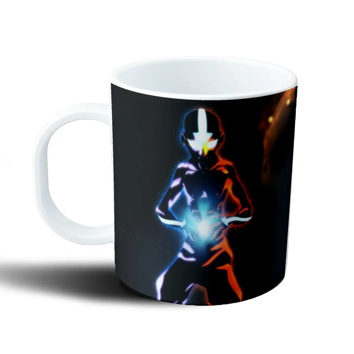 Taza de Plástico Avatar Aang Avatar State Luz y Fuego - vista 2