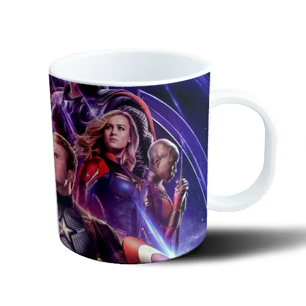 Taza de Plástico Avengers Endgame Capitán América y Vengadores