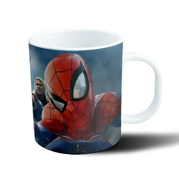 Taza de Plástico Avengers Spider-Man y Thor