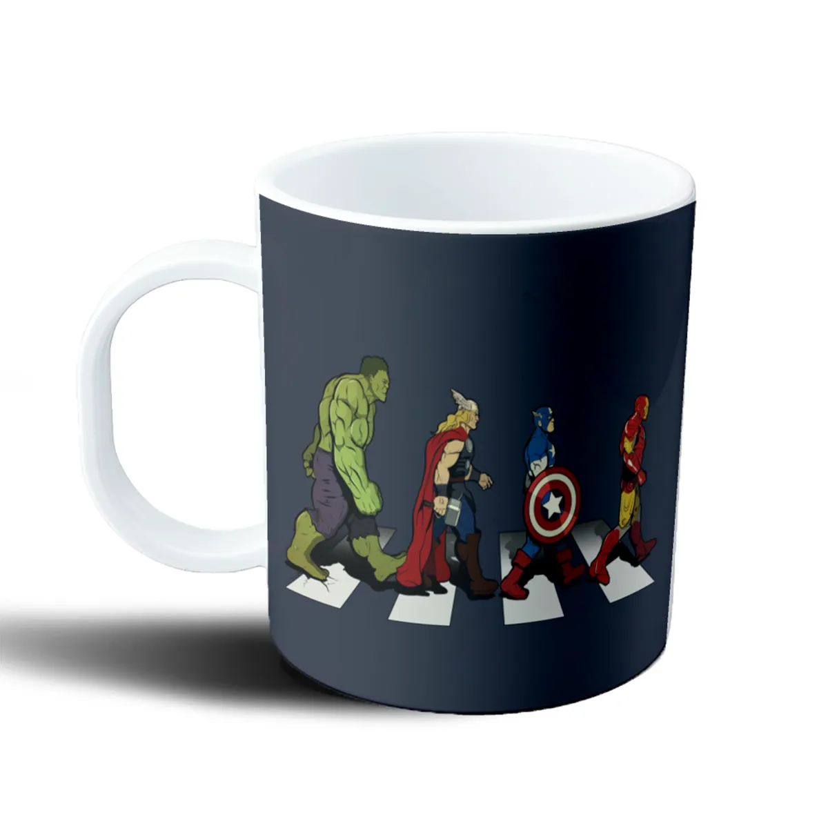 Taza de Plástico Avengers Abbey Road Hulk Thor Capitán América Iron Man - vista 2