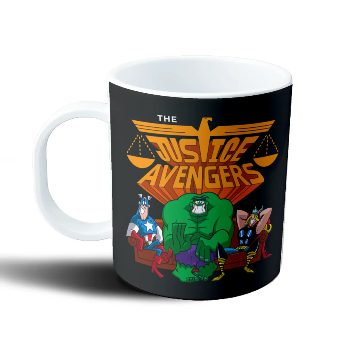 Taza de Plástico Avengers Justice Avengers Hulk Thor Capitán América - vista 2