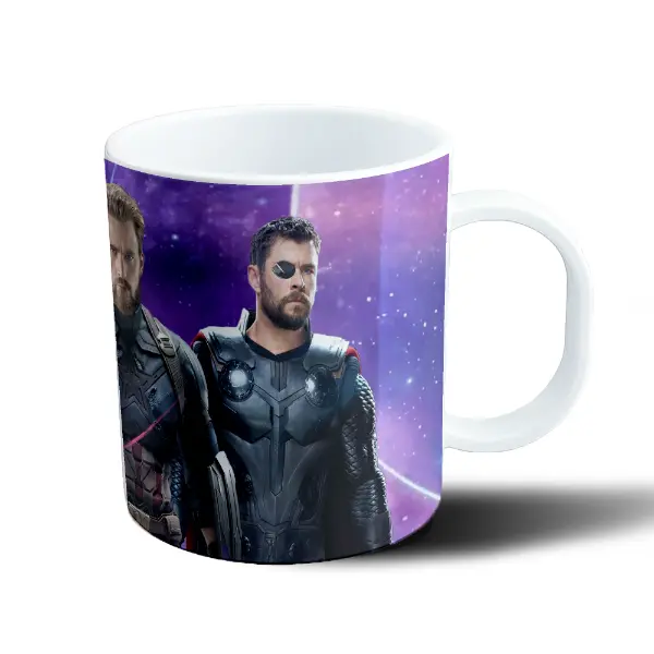 Taza de Plástico Avengers Iron Man Capitán América Thor