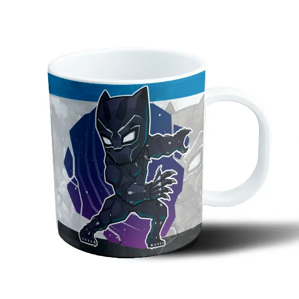 Taza de Plástico Avengers Pantera Negra Chibi