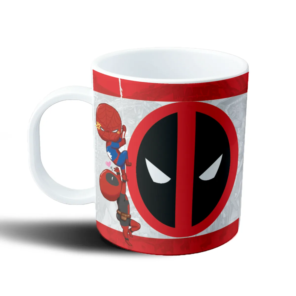 Taza de Plástico Deadpool Montado en Unicornio - vista 2