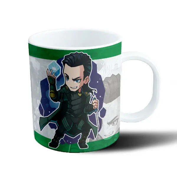 Taza de Plástico Avengers Loki Chibi