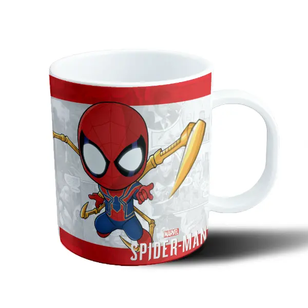 Taza de Plástico Spider-Man Iron Spider Chibi