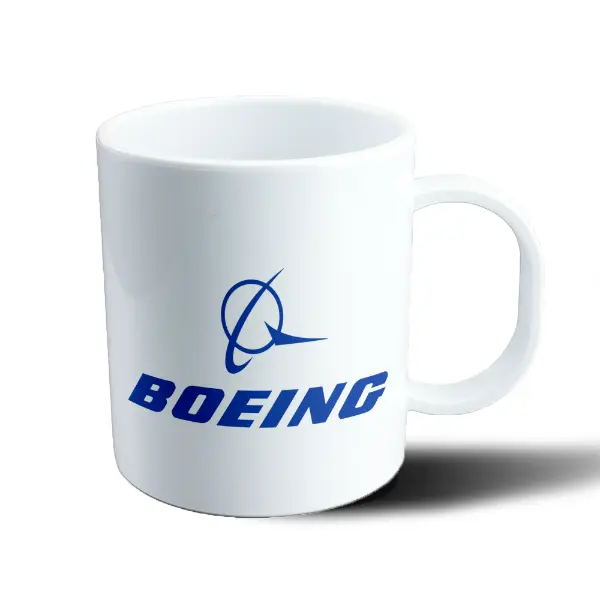 Taza de Plástico Boeing Logo Azul