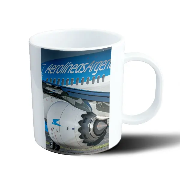 Taza de Plástico Aerolíneas Argentinas Motor Avión