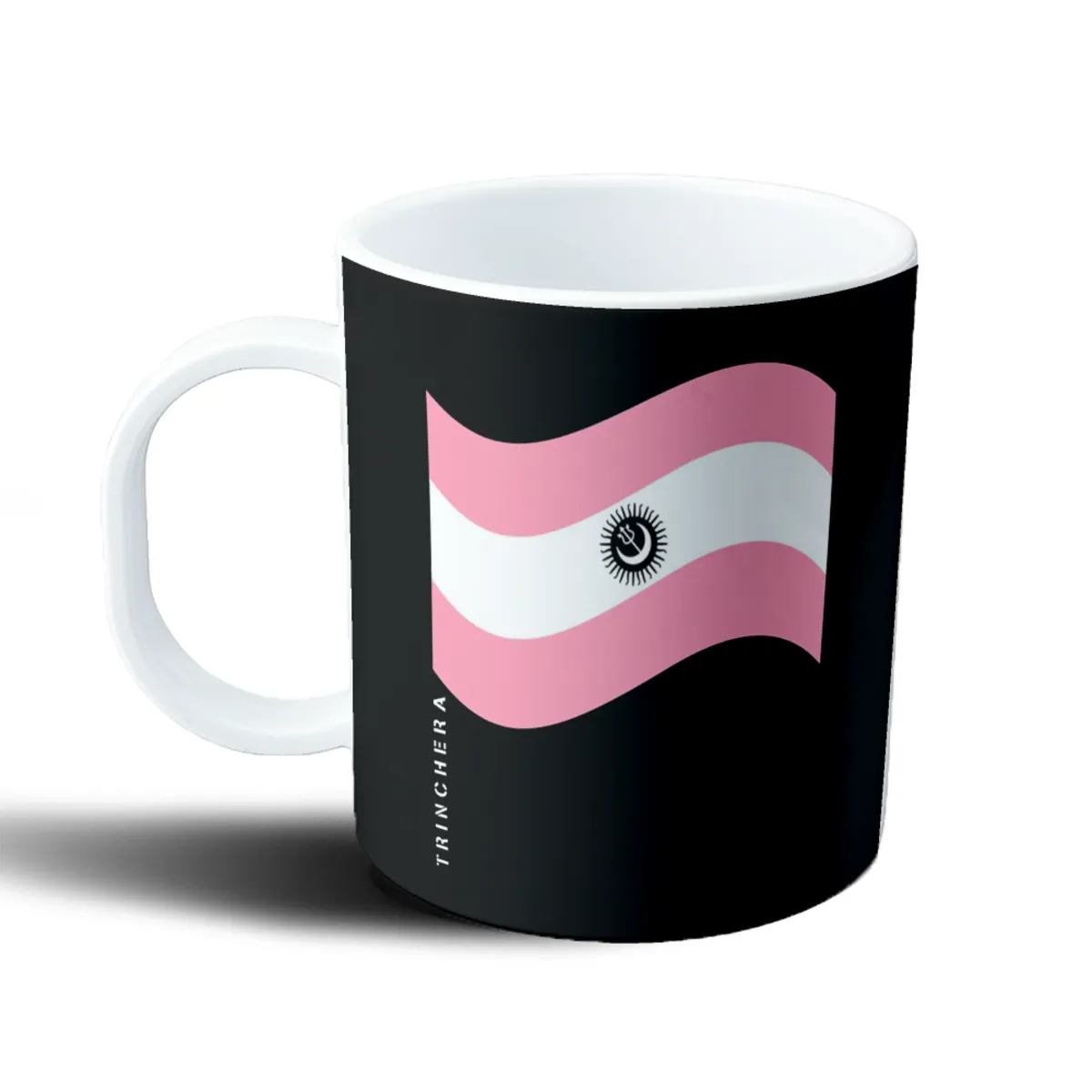 Taza de Plástico Babasonicos Bandera Rosa Trinchera - vista 2