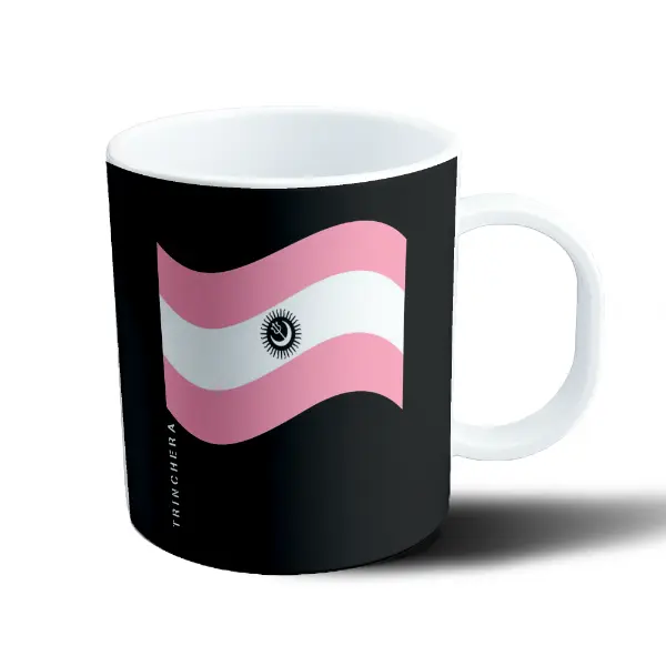 Taza de Plástico Babasonicos Bandera Rosa Trinchera