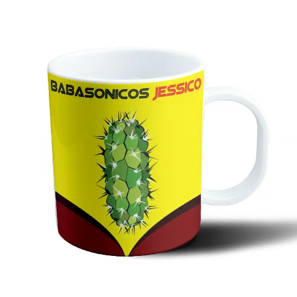 Taza de Plástico Babasonicos Jessico Cactus