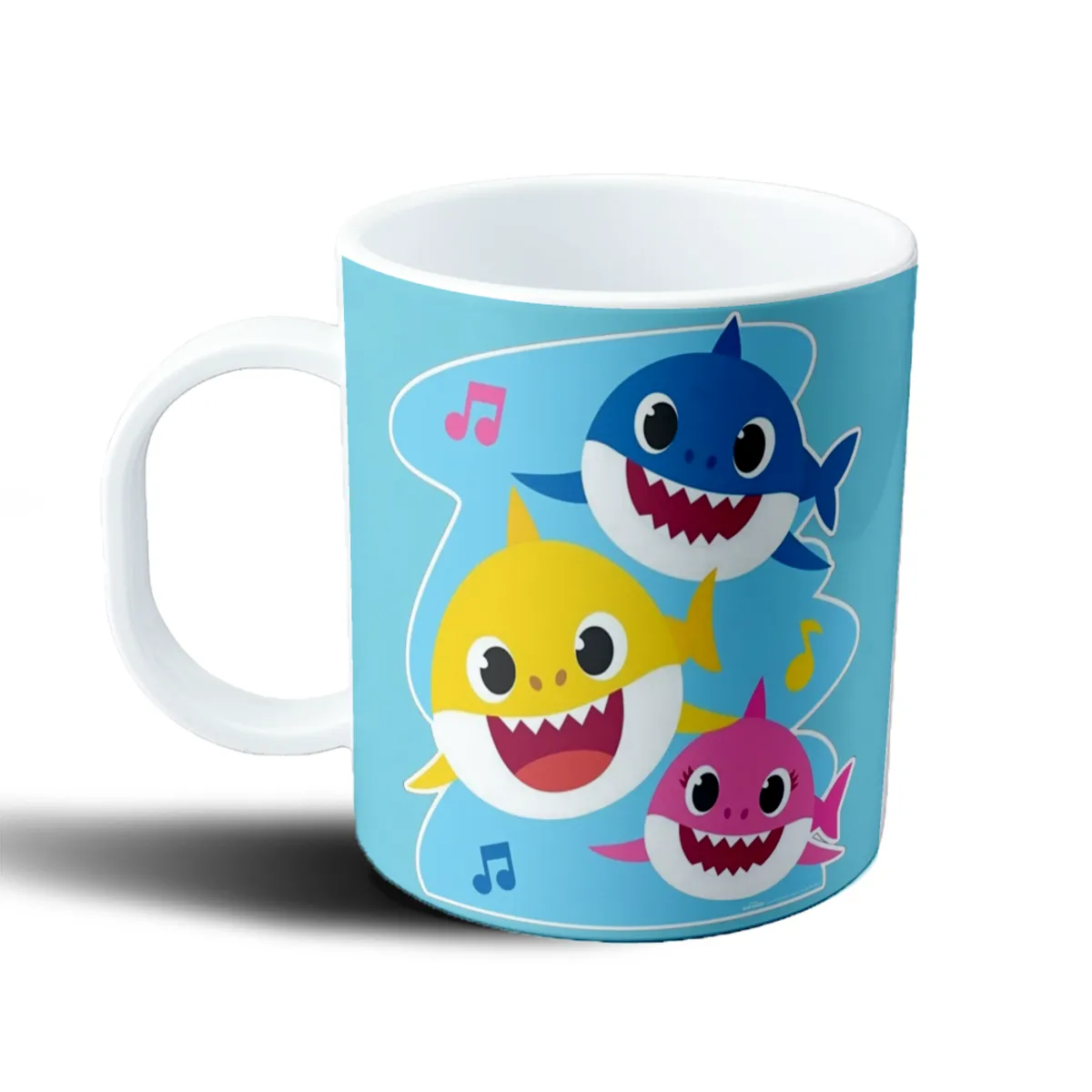 Taza de Plástico Baby Shark Familia Música - vista 2