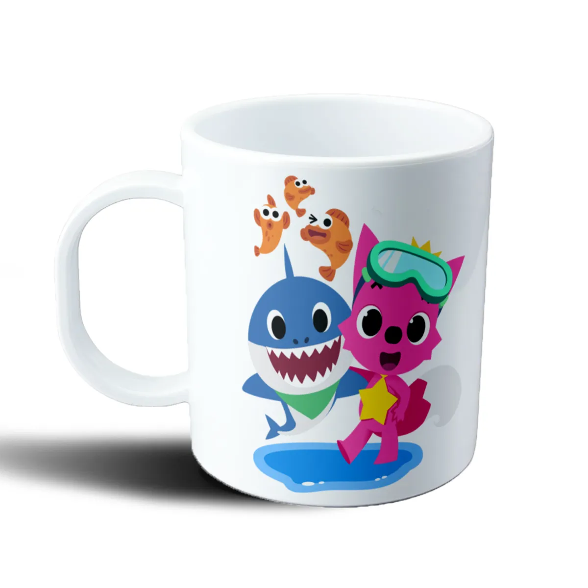 Taza de Plástico Baby Shark Pinkfong y Baby Shark con Peces - vista 2