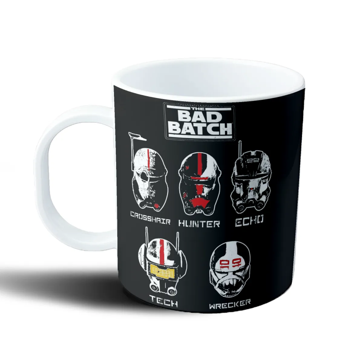 Taza de Plástico Star Wars The Bad Batch Crosshair Hunter Echo Tech Wrecker - vista 2