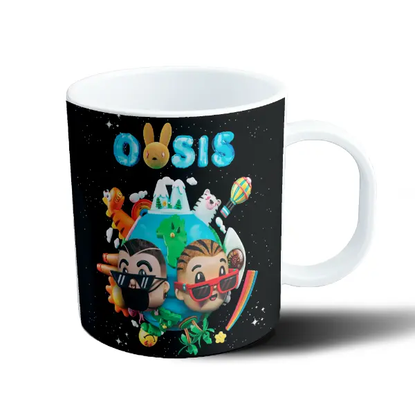Taza de Plástico Bad Bunny Un Verano Sin Ti Oasis