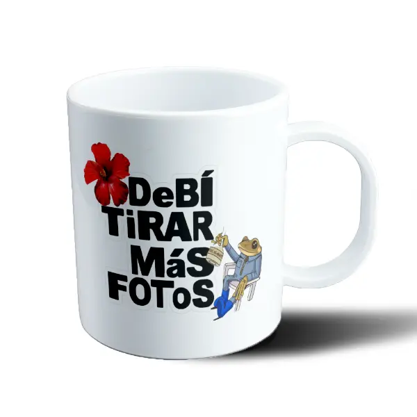 Taza de Plástico Bad Bunny Debí Tirar Más Fotos
