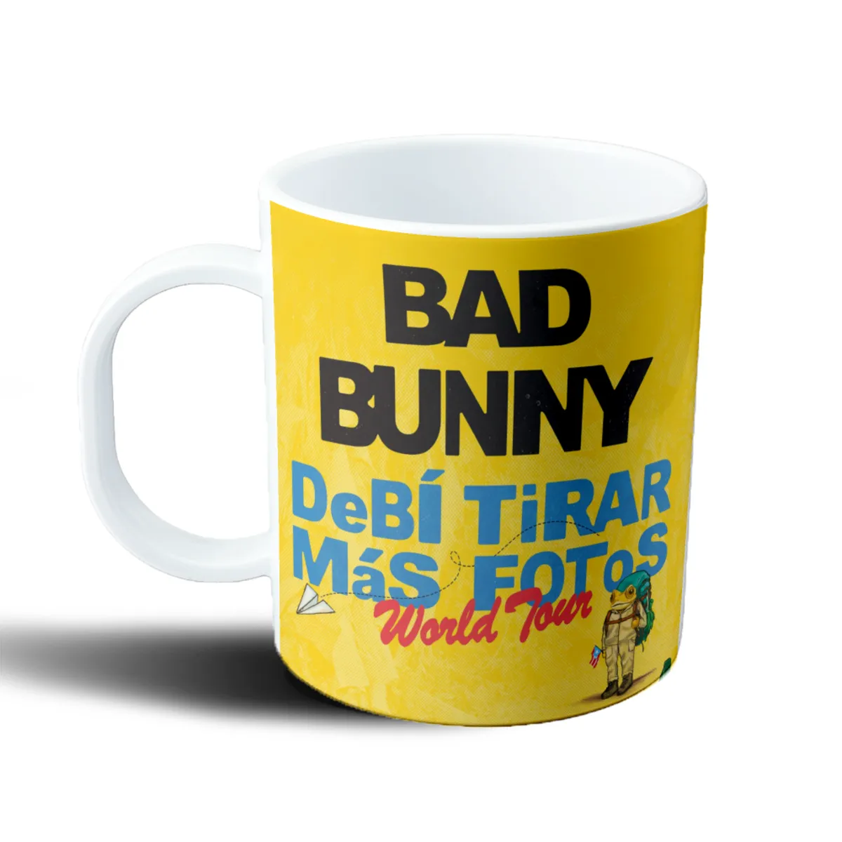 Taza de Plástico Bad Bunny Debí Tirar Más Fotos World Tour - vista 2