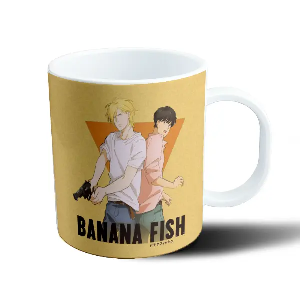 Taza de Plástico Banana Fish Ash y Eiji