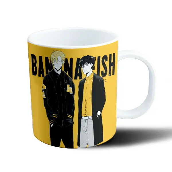 Taza de Plástico Banana Fish Ash y Eiji