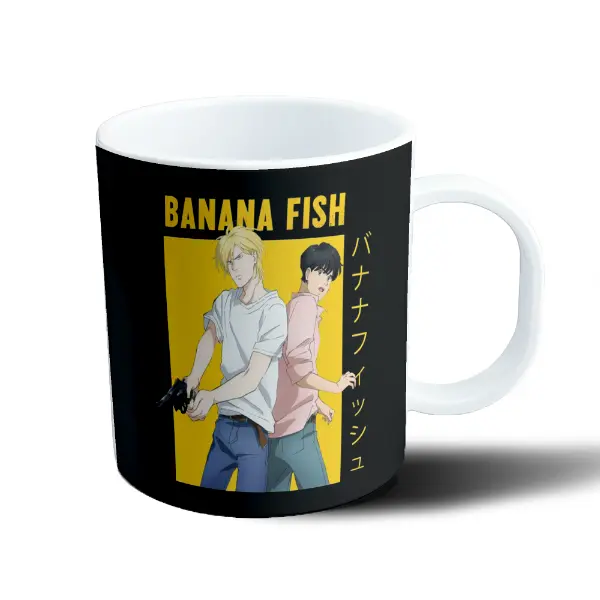 Taza de Plástico Banana Fish Ash y Eiji