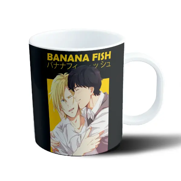 Taza de Plástico Banana Fish Ash y Eiji