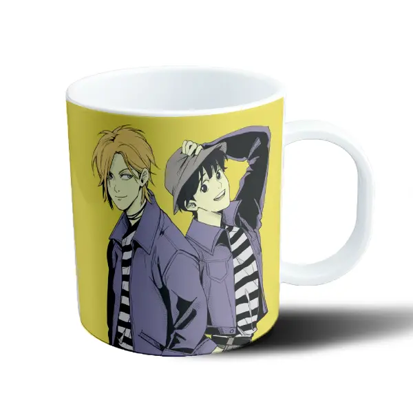 Taza de Plástico Banana Fish Ash Lynx y Eiji