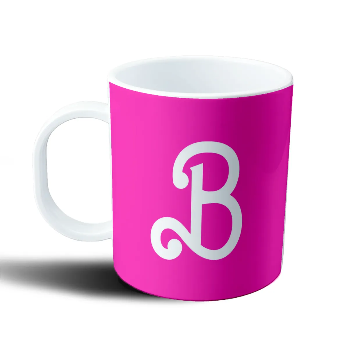 Taza de Plástico Barbie Logo Rosa - vista 2