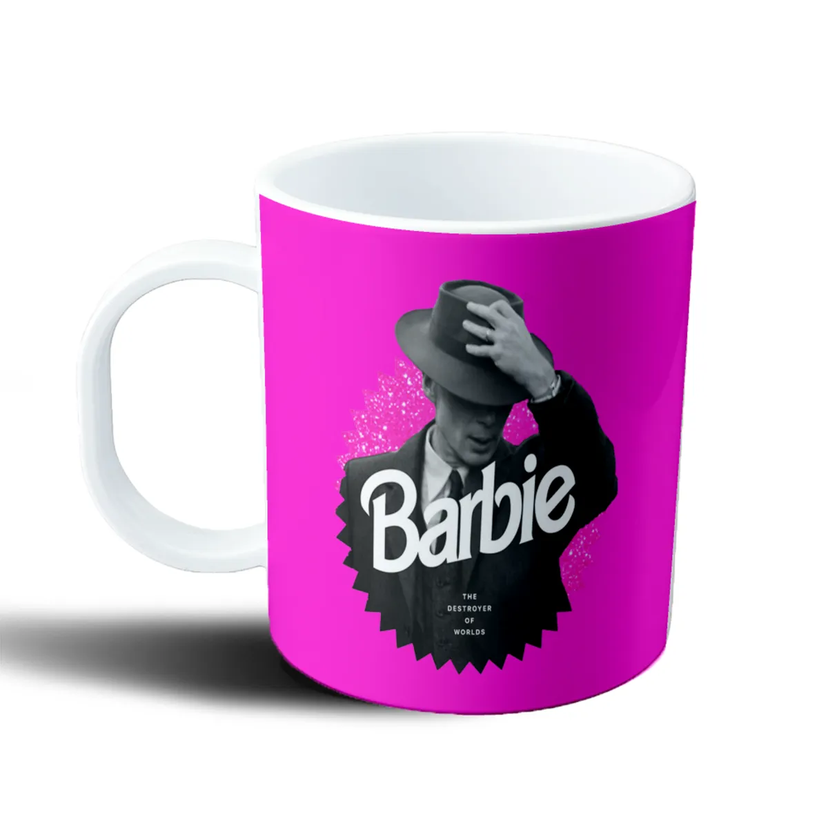 Taza de Plástico Barbie Barbenheimer The Destroyer of Worlds - vista 2