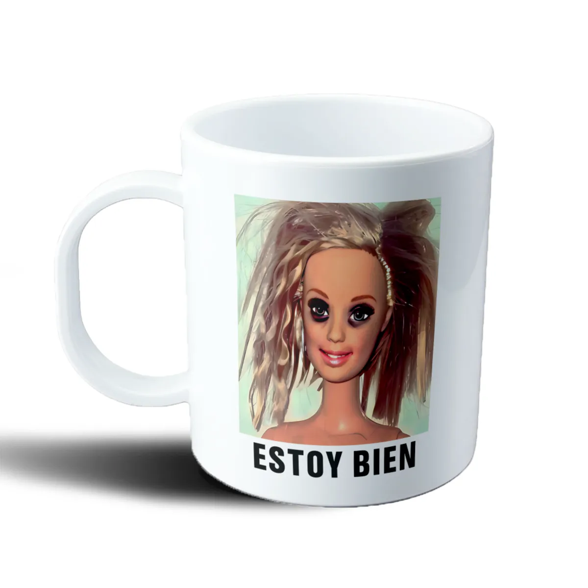 Taza de Plástico Barbie Estoy Bien - vista 2
