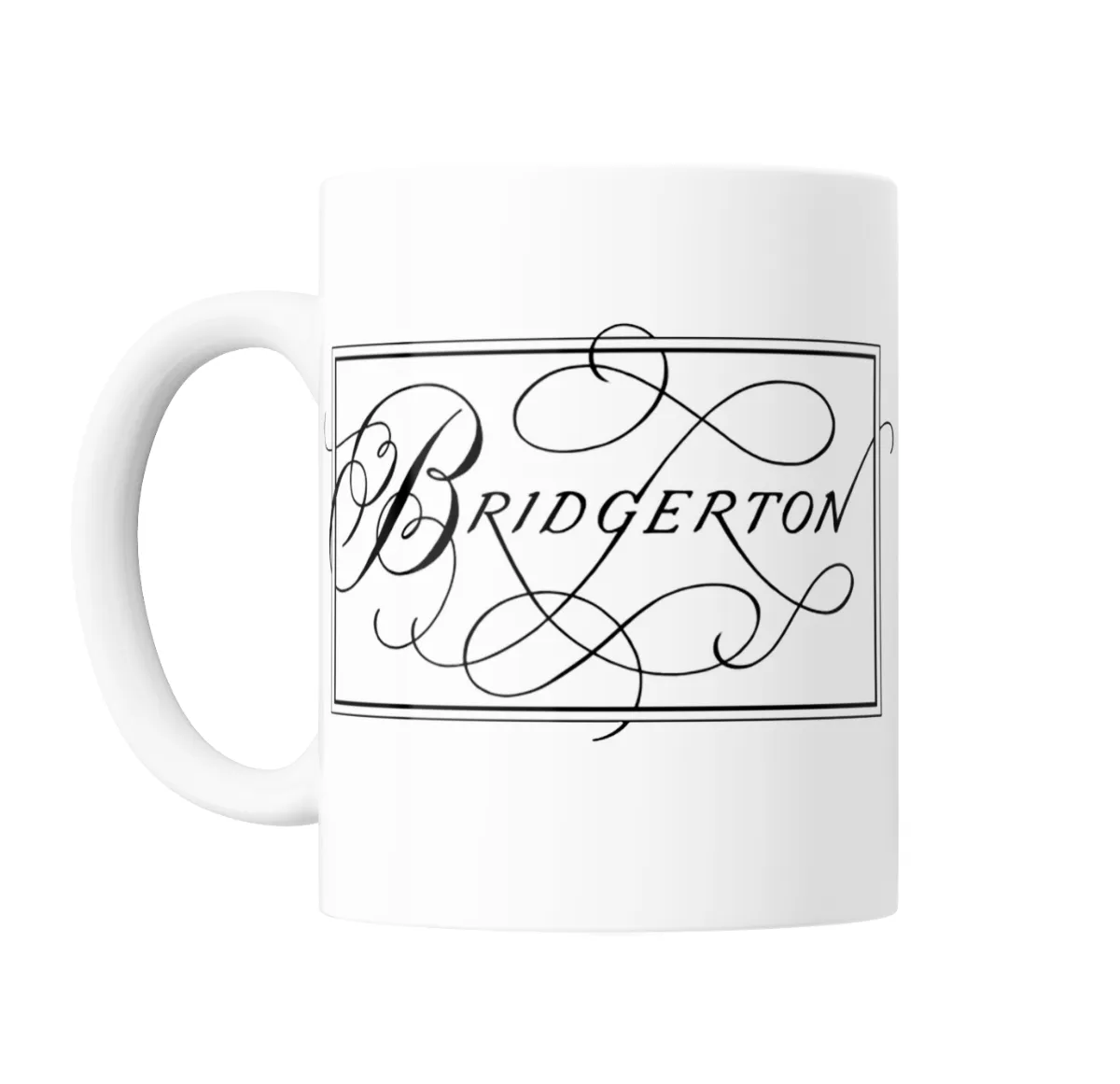 Taza de Cerámica Bridgerton Logo Elegante - vista 2