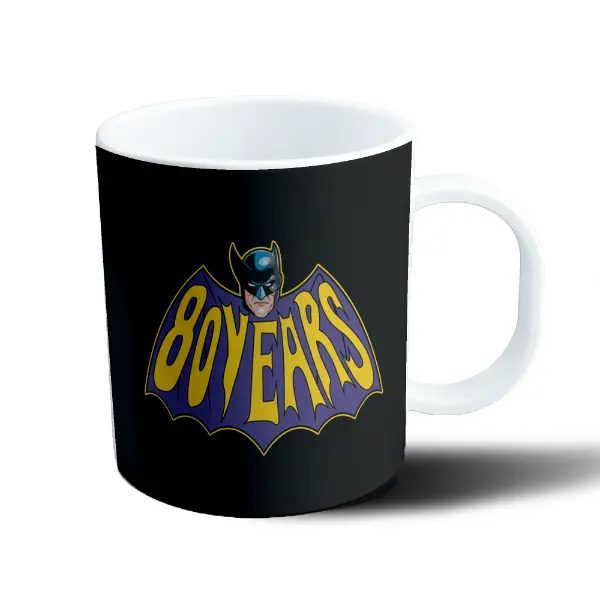 Taza de Plástico Batman 80 Years Logo Clásico