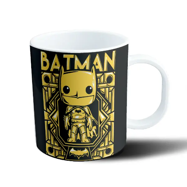 Taza de Plástico Batman Funko Pop Dorado
