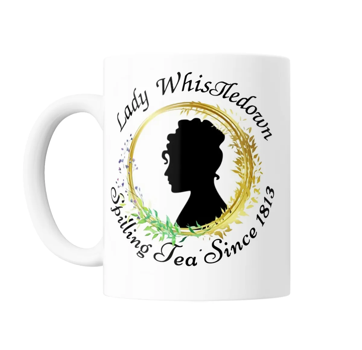 Taza de Cerámica Bridgerton Lady Whistledown Spilling Tea - vista 2