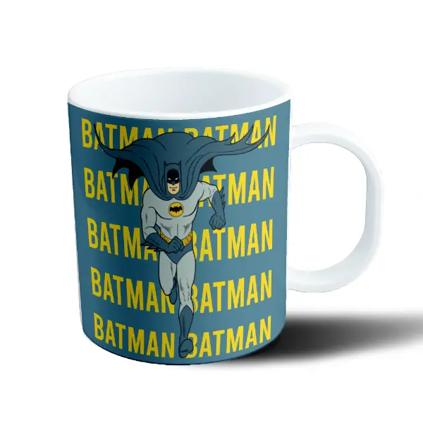 Taza de Plástico Batman Clásico Repetido