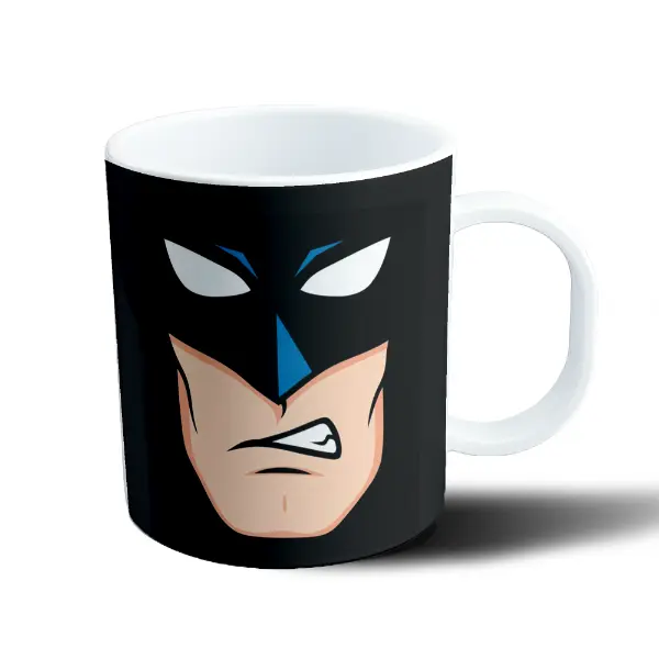 Taza de Plástico Batman Vegeta Cara Enojada
